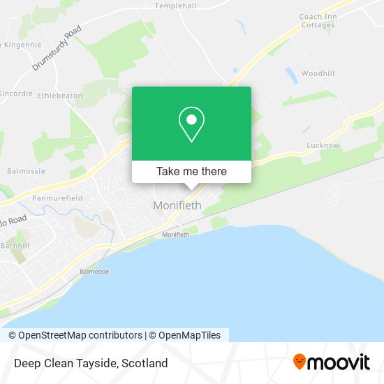 Deep Clean Tayside map