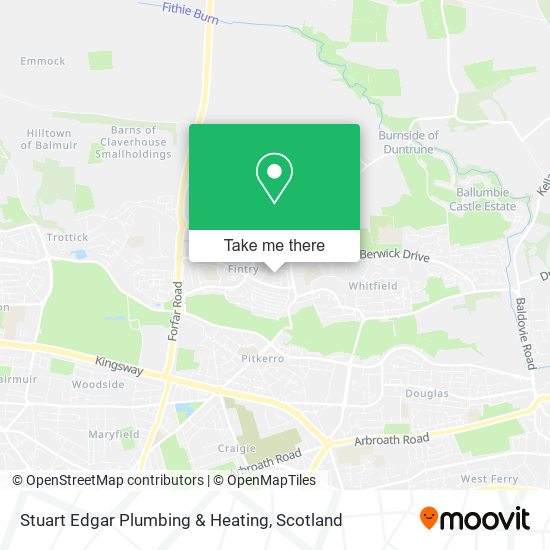 Stuart Edgar Plumbing & Heating map