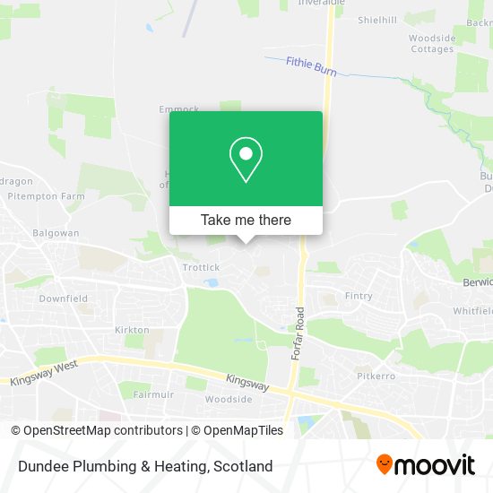 Dundee Plumbing & Heating map