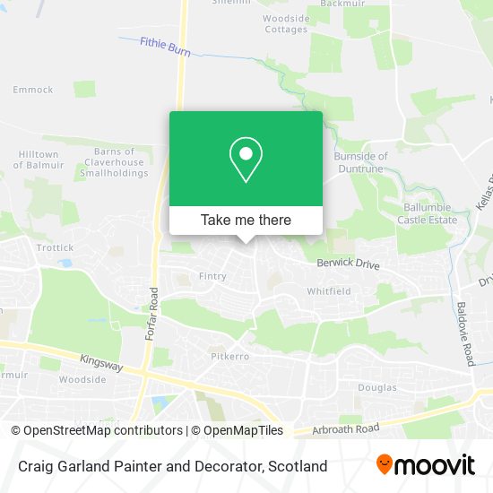 Craig Garland Painter and Decorator map