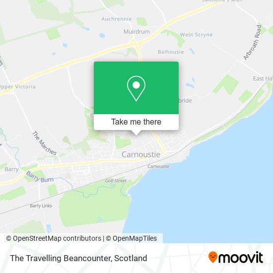 The Travelling Beancounter map