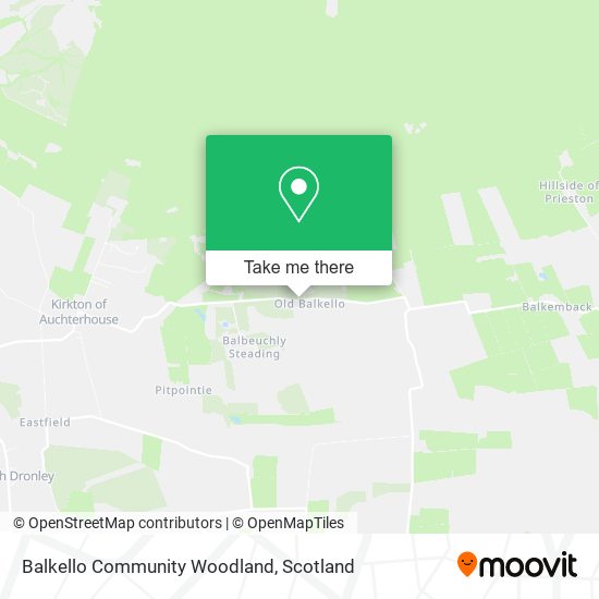 Balkello Community Woodland map