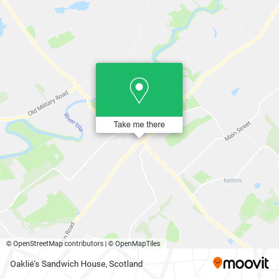Oaklié's Sandwich House map