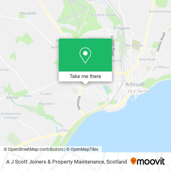 A J Scott Joiners & Property Maintenance map