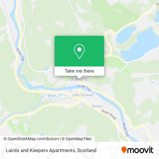 Lairds and Keepers Apartments map