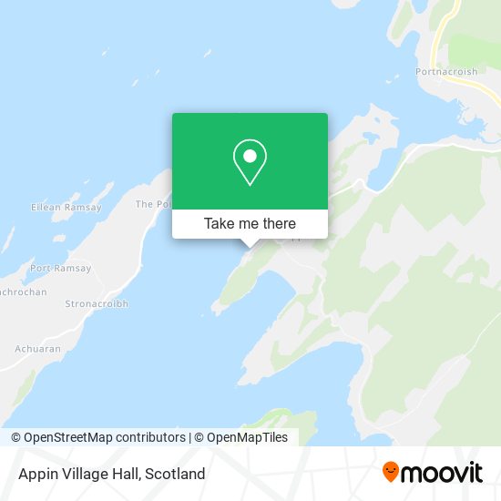 Appin Village Hall map