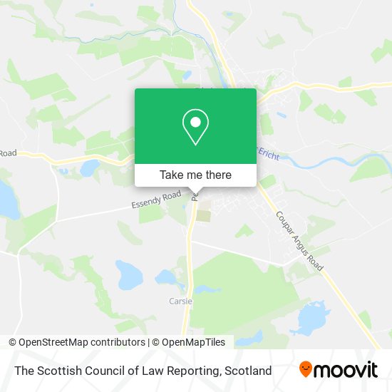 The Scottish Council of Law Reporting map