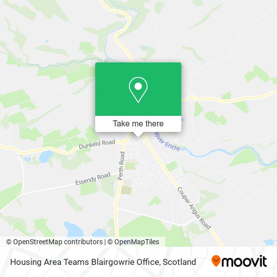 Housing Area Teams Blairgowrie Office map