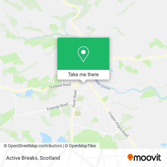 Active Breaks map