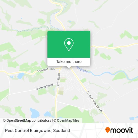 Pest Control Blairgowrie map