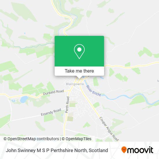 John Swinney M S P Perthshire North map