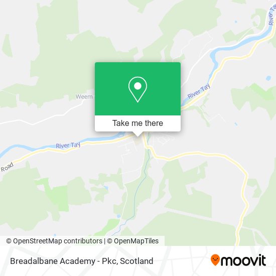 Breadalbane Academy - Pkc map