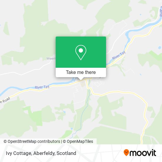 Ivy Cottage, Aberfeldy map