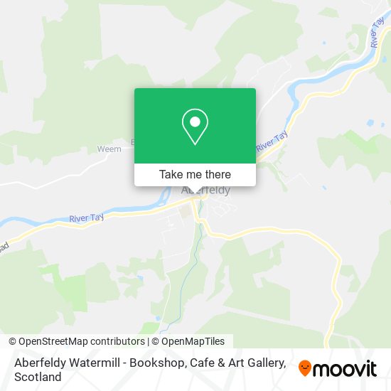 Aberfeldy Watermill - Bookshop, Cafe & Art Gallery map