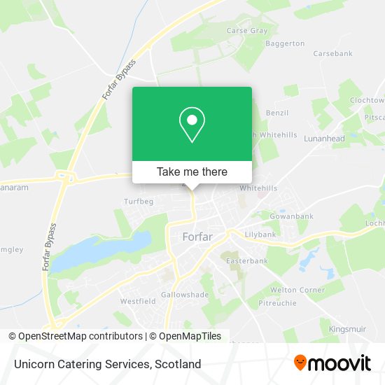 Unicorn Catering Services map
