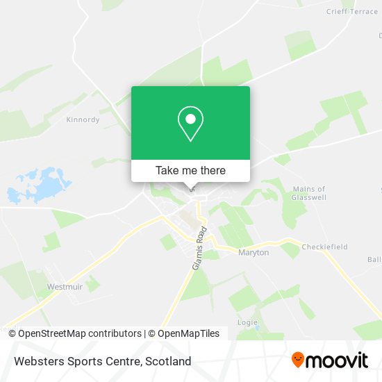 Websters Sports Centre map