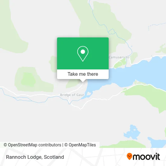 Rannoch Lodge map