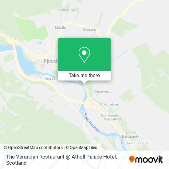 The Verandah Restaurant @ Atholl Palace Hotel map