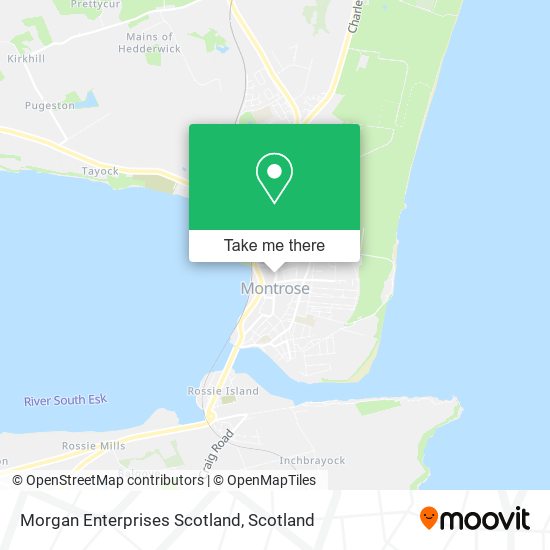 Morgan Enterprises Scotland map