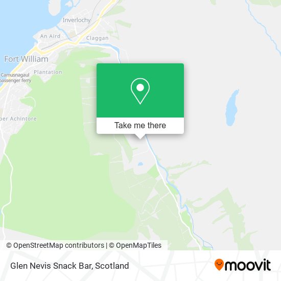 Glen Nevis Snack Bar map