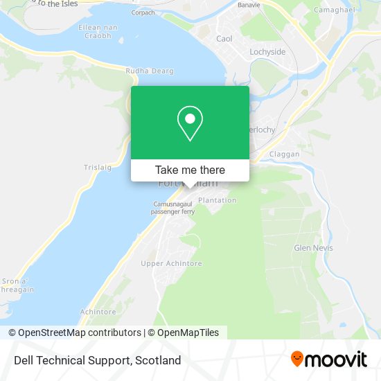 Dell Technical Support map