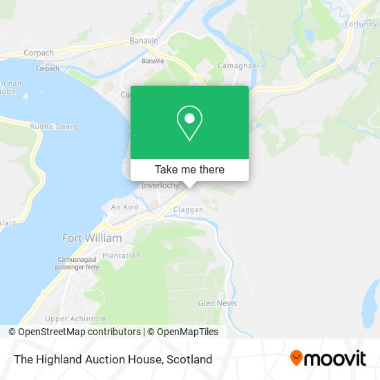 The Highland Auction House map