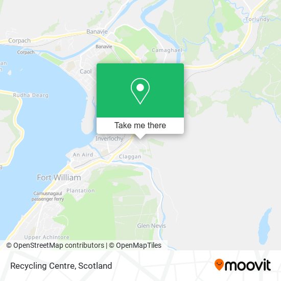 Recycling Centre map