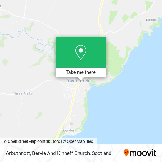 Arbuthnott, Bervie And Kinneff Church map