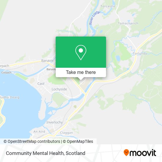 Community Mental Health map