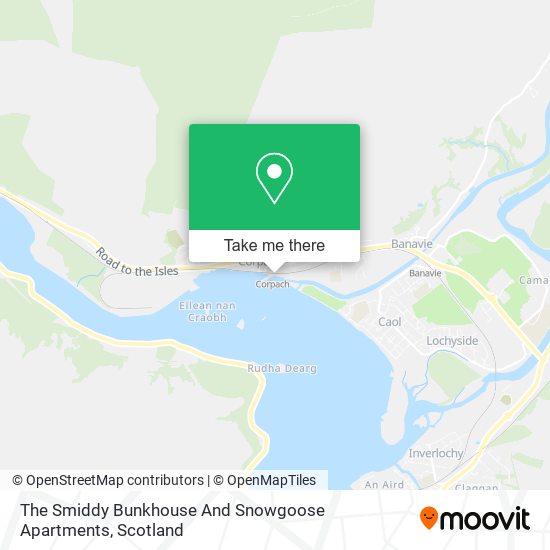 The Smiddy Bunkhouse And Snowgoose Apartments map