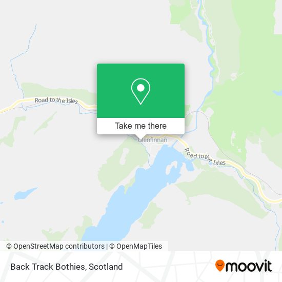Back Track Bothies map
