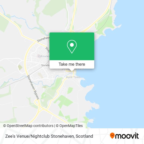 Zee's Venue / Nightclub Stonehaven map