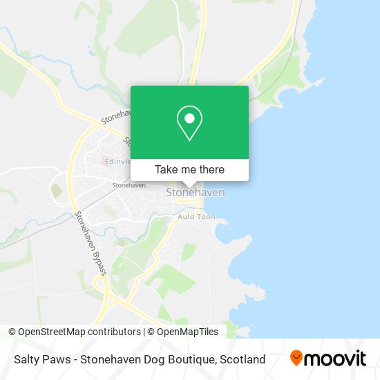 Salty Paws - Stonehaven Dog Boutique map