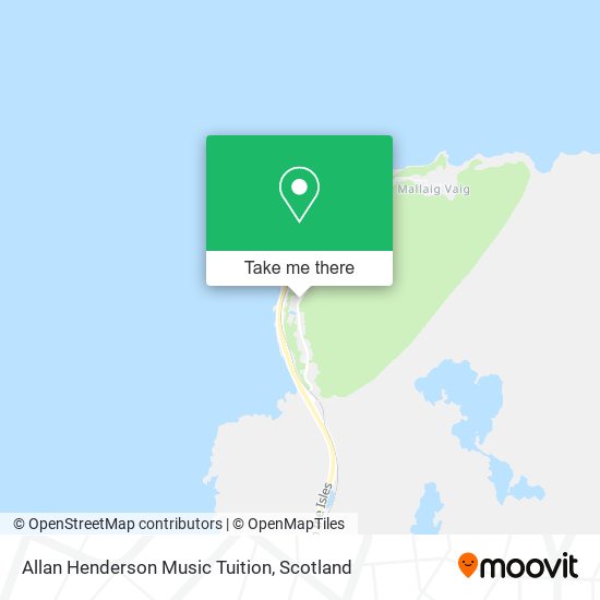 Allan Henderson Music Tuition map
