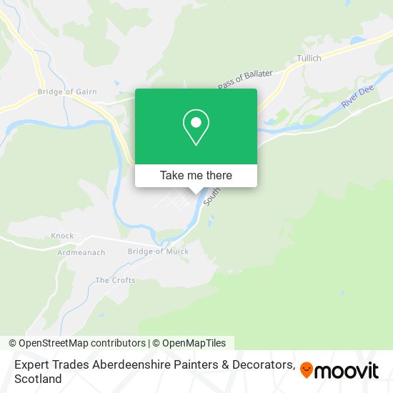 Expert Trades Aberdeenshire Painters & Decorators map