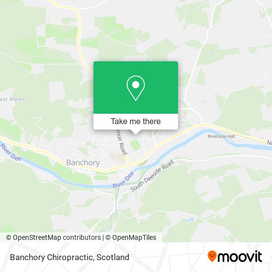 Banchory Chiropractic map