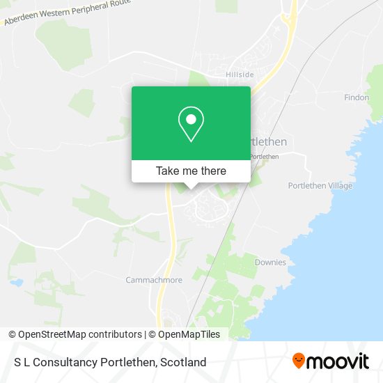 S L Consultancy Portlethen map