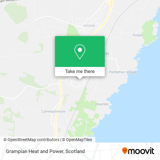 Grampian Heat and Power map