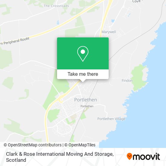 Clark & Rose International Moving And Storage map