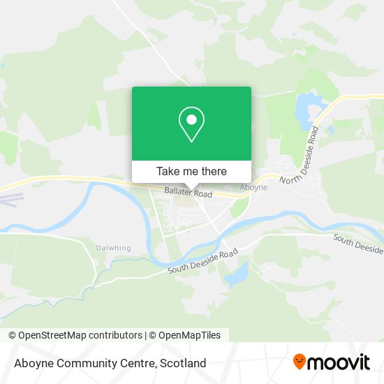 Aboyne Community Centre map