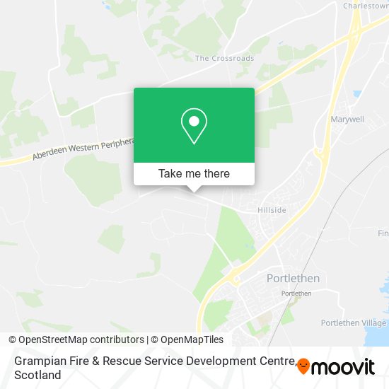 Grampian Fire & Rescue Service Development Centre map