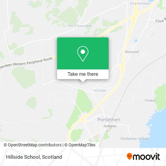 Hillside School map