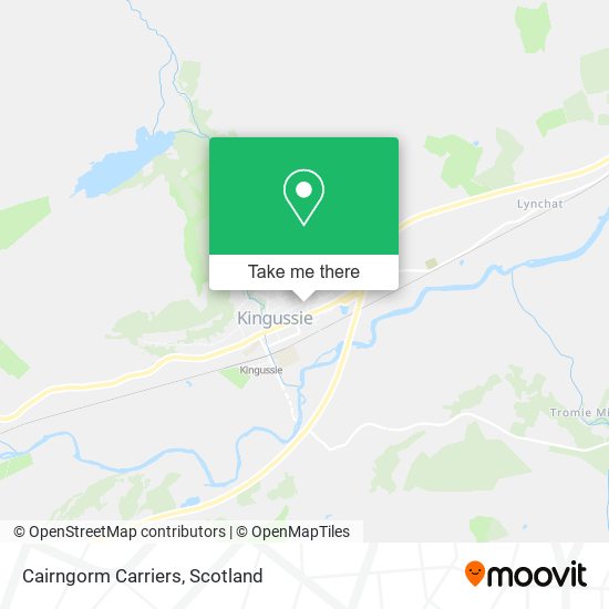 Cairngorm Carriers map