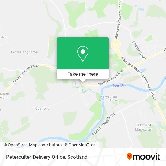 Peterculter Delivery Office map