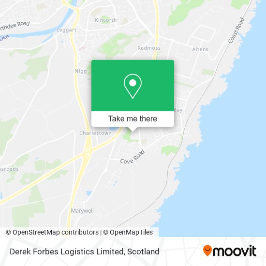 Derek Forbes Logistics Limited map