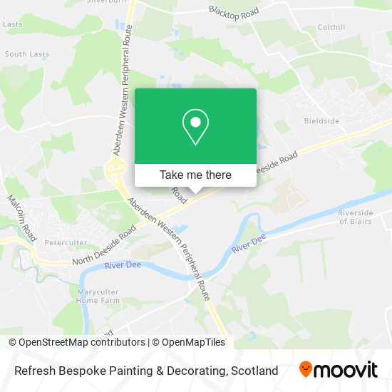 Refresh Bespoke Painting & Decorating map