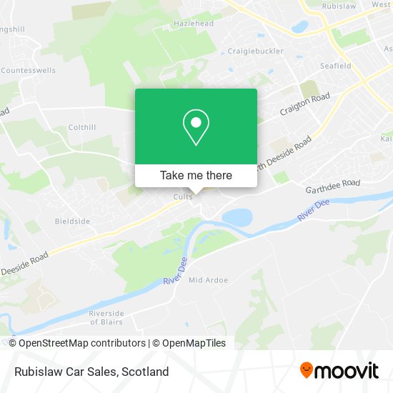 Rubislaw Car Sales map