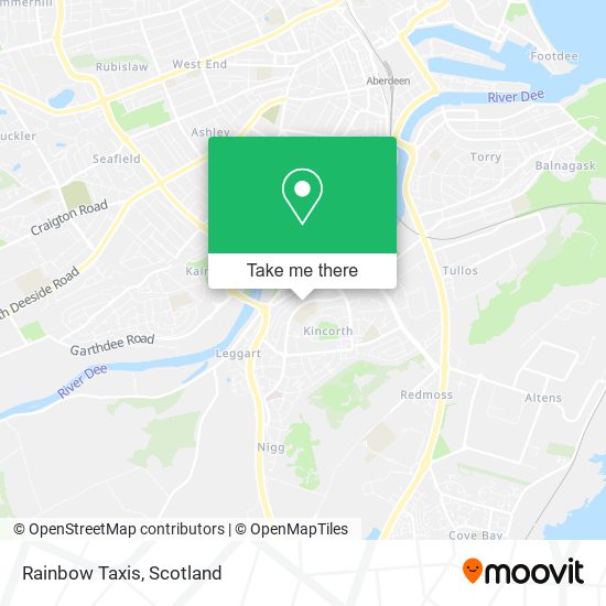 Rainbow Taxis map