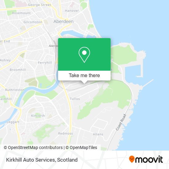Kirkhill Auto Services map