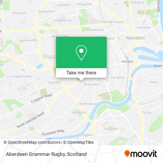Aberdeen Grammar Rugby map